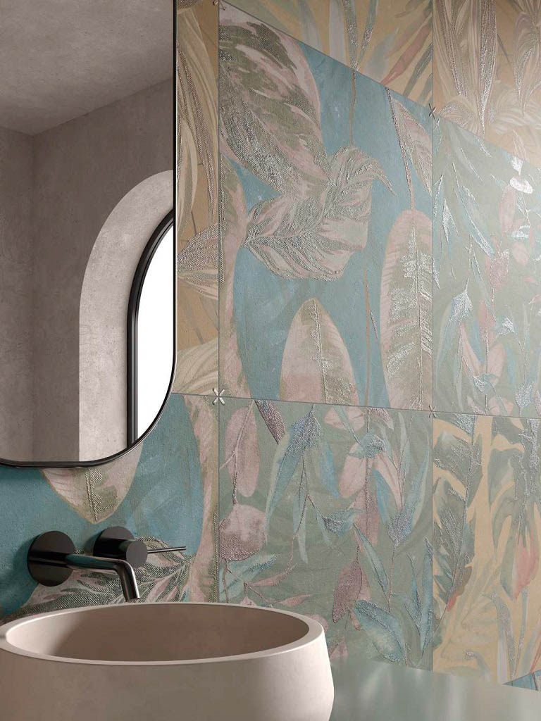 Boxer Artwork Deep Jungle Falburkolat | Csempék és Mozaikok