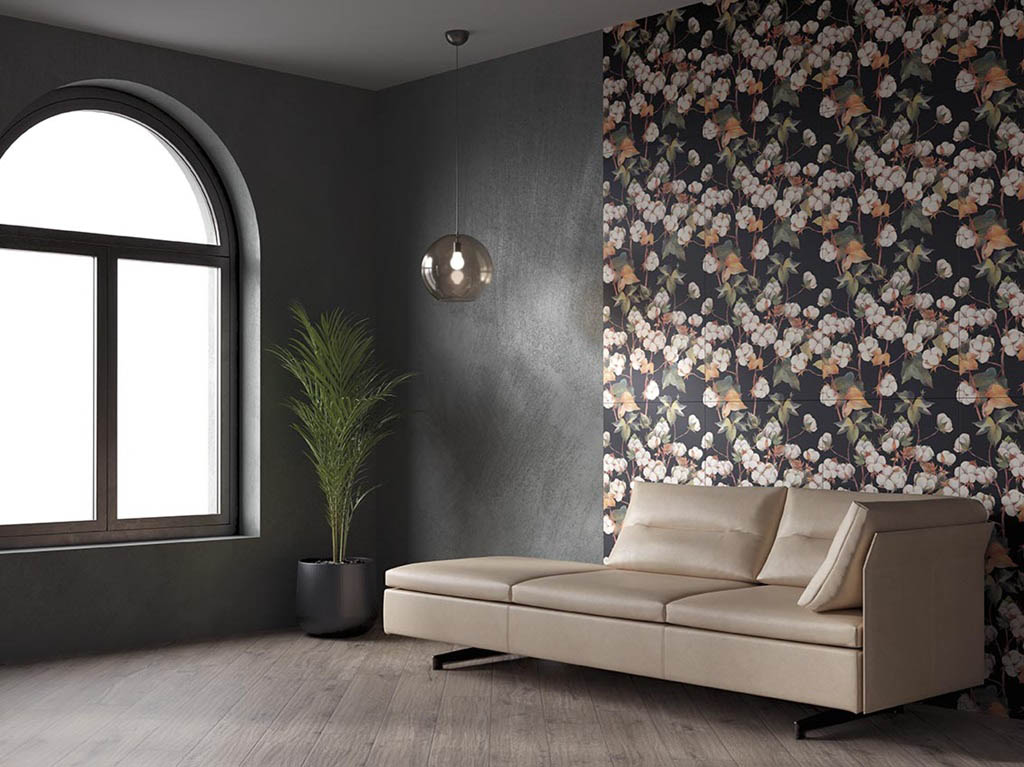 Boxer Artwork Black Elisir Falburkolat | Csempék és Padlólapok