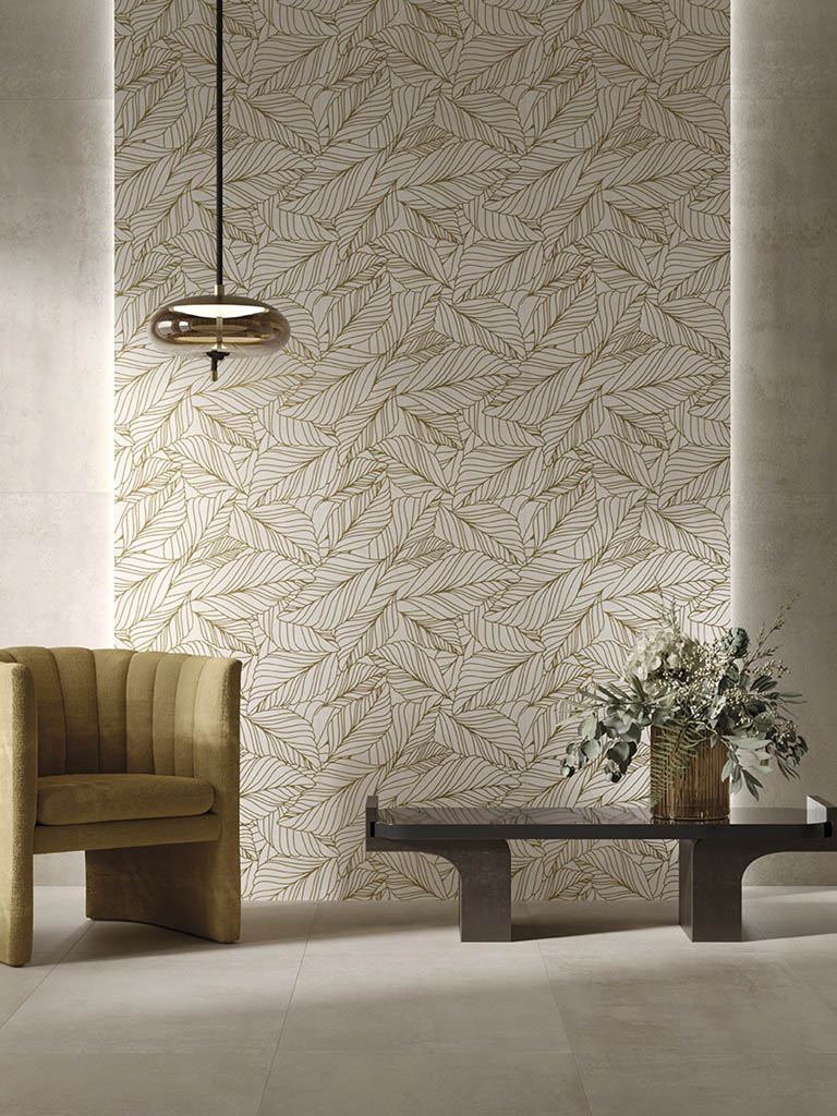 Boxer Artwork Cacao Leaves Falburkolat | Csempék és Járólapok