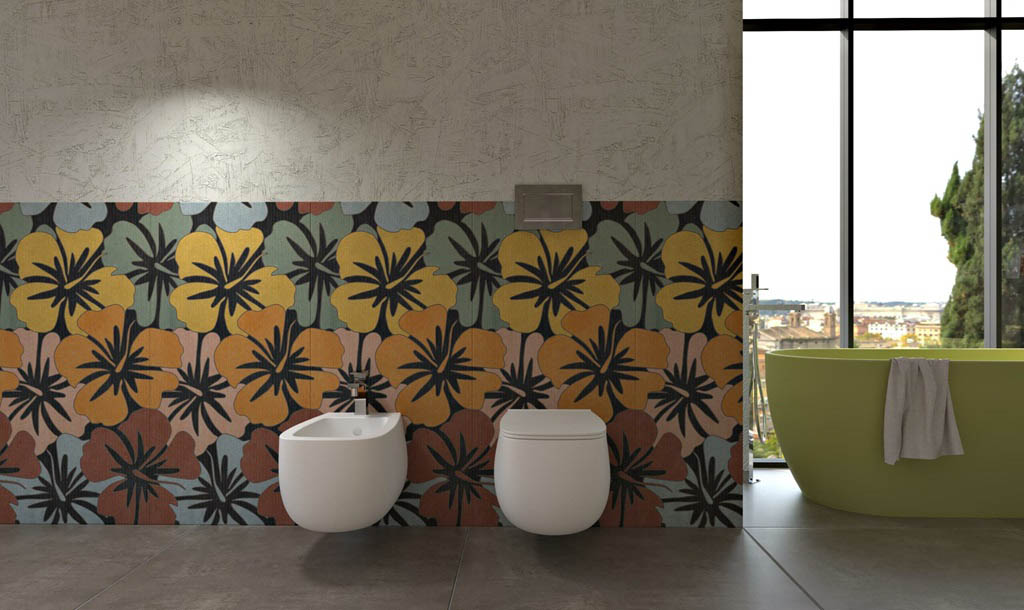 Boxer Artwork Multi Borneo Falburkolat | Csempék és Falburkolatok