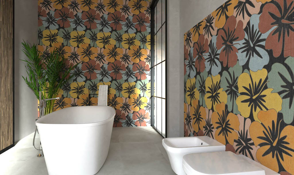 Boxer Artwork Multi Borneo Falburkolat | Csempék és Mozaikok