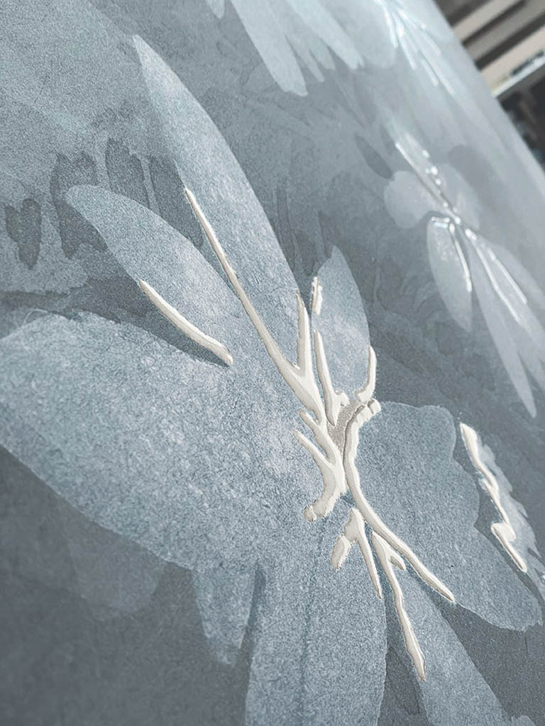 Boxer Artwork Blue Vision Falburkolat | Csempék és Mozaikok