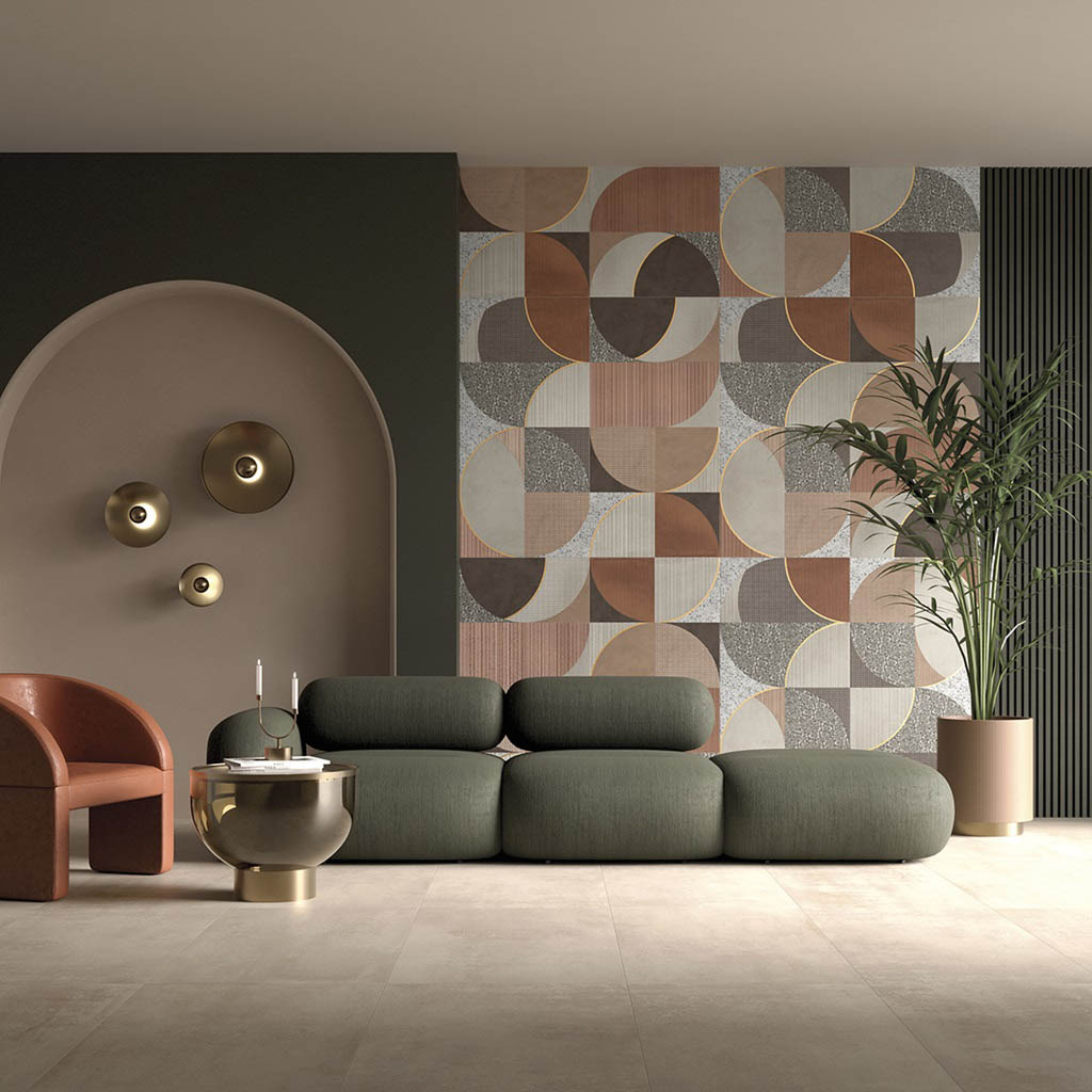 Boxer Artwork Epoque Terrazzo Falburkolat | Csempék és Járólapok