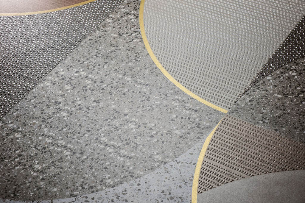 Boxer Artwork Epoque Terrazzo Falburkolat | Mozaikok és Csempék