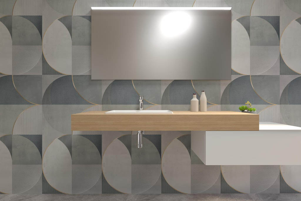 Boxer Artwork Epoque Vintage Falburkolat | Csempék és Mozaikok