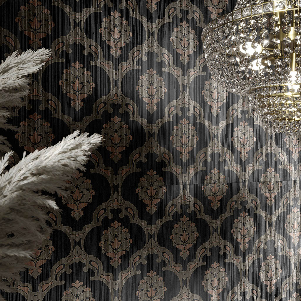 Boxer Artwork Gold Arabesque Falburkolat | Csempék és Padlólapok