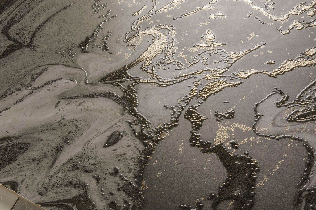 Boxer Artwork Gold Blast Falburkolat | Járólapok és Csempék