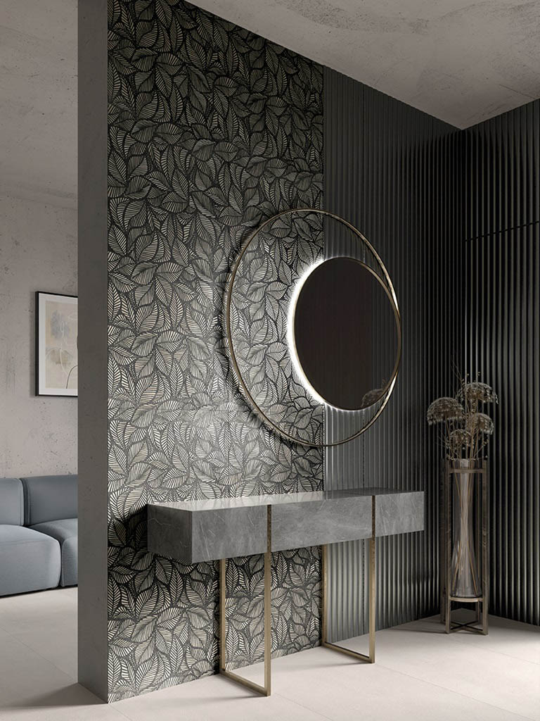 Boxer Artwork Green Forest Falburkolat | Csempék és Járólapok