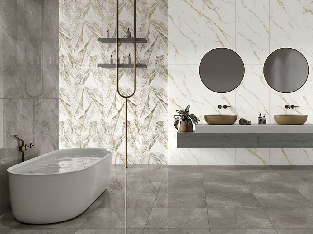 Boxer Madras Calacatta Gold Falburkolat | Csempék és Járólapok