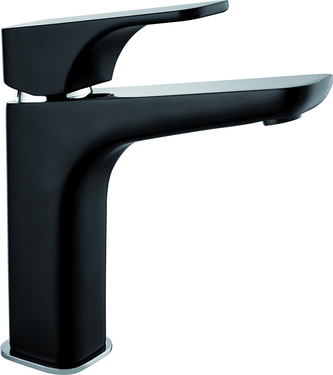 Deante Hiacynt álló mosdó csaptelep megemelt testtel- króm-fekete 
