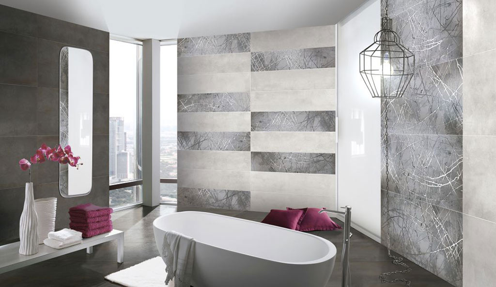 Ceramiche Brennero Mineral Modern fürdőszoba 