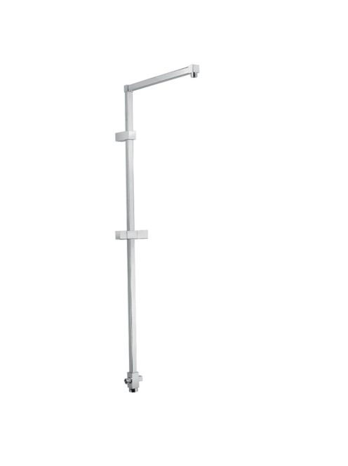 Bugnatese Wellness szögletes zuhanyrúd váltóval, króm 19120CR
