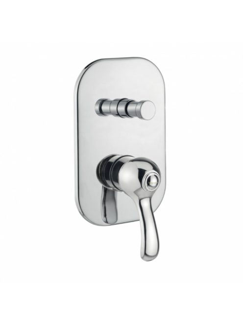 Bugnatese Lem falsík alatti zuhanycsaptelep 2 fogyasztóhoz, matt bronz 1972BO