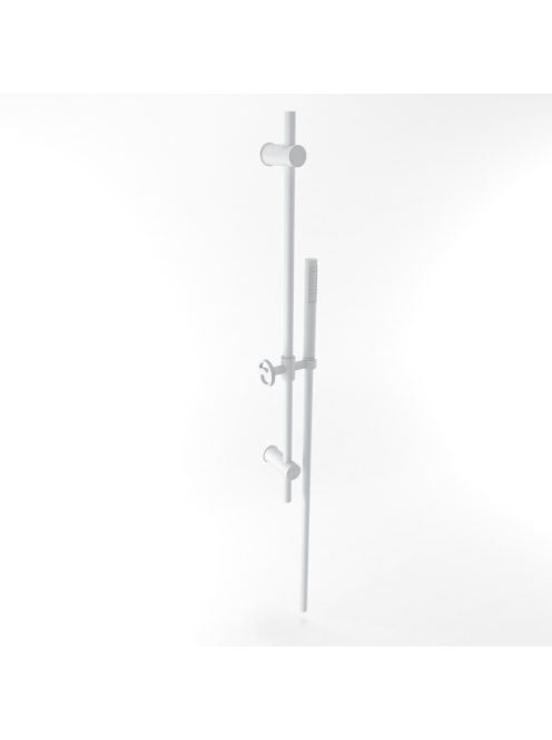 Bugnatese Millenovecinquanta zuhanyrúd szettel, matt fehér 19770BI