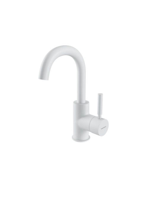 Bugnatese Kobuk mosdócsaptelep leeresztővel, matt fehér 2213BI