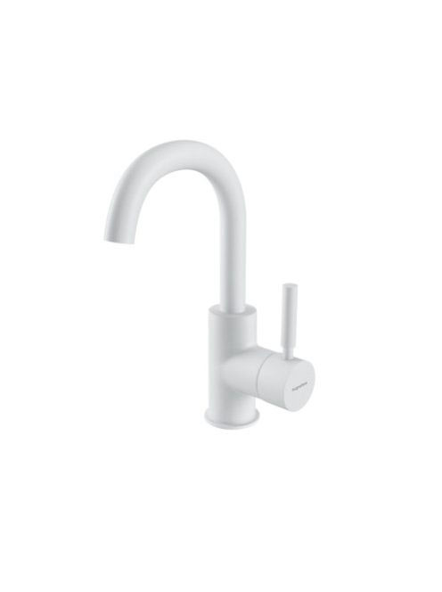 Bugnatese Kobuk mosdócsaptelep leeresztő nélkül, matt fehér 2213SBI