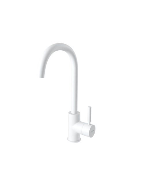 Bugnatese Kobuk magas mosdócsaptelep leeresztővel, matt fehér 2217BI