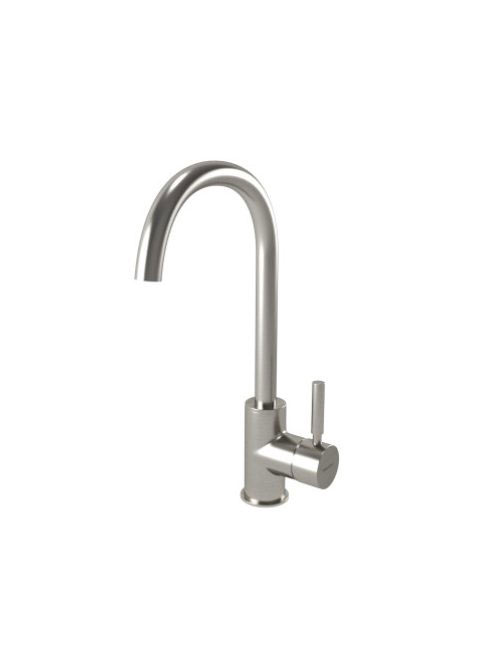 Bugnatese Kobuk magas mosdócsaptelep leeresztő nélkül, rozsdamentes acél hatású 2217SNS