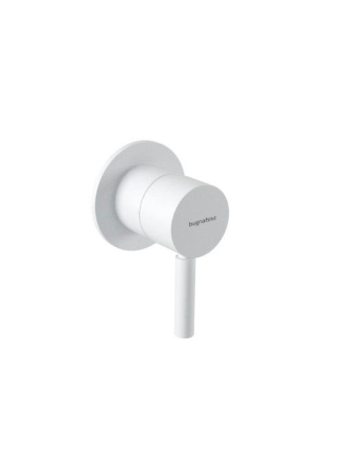 Bugnatese Kobuk falsík alatti zuhanycsaptelep, matt fehér 2230BI