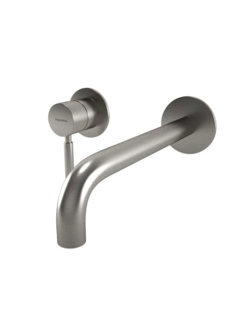 Bugnatese Kobuk falsík alatti 2-lyukas mosdócsaptelep 22 cm-es kifolyóval, rozsdamentes acél hatású 2246NS