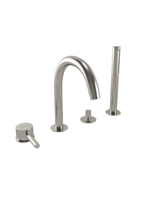 Bugnatese Kobuk 4-lyukú kádcsaptelep, rozsdamentes acél hatású 2255NS