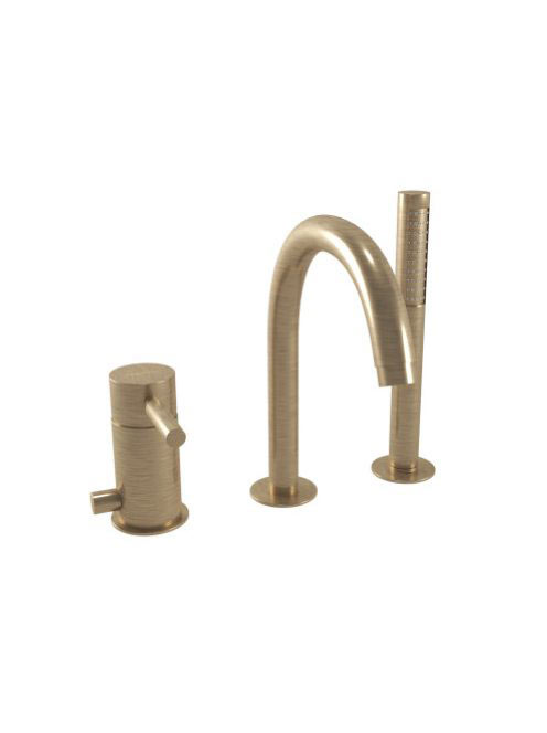 Bugnatese Kobuk 3-lyukú kádcsaptelep, bronz 2256BR