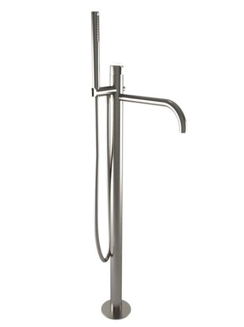 Bugnatese Kobuk Termostatico szabadonálló kádcsaptelep, rozsdamentes acél hatású 2261NS