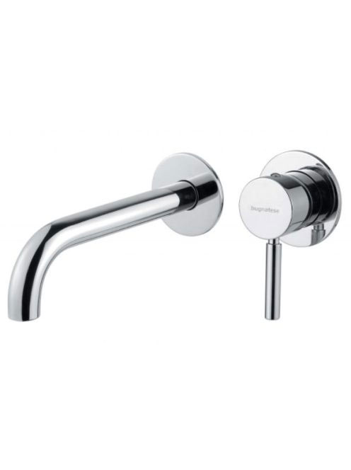 Bugnatese Kobuk falsík alatti 2-lyukas mosdócsaptelep 22 cm-es kifolyóval, fix kötési távolsággal, leeresztővel, króm 2265SCCR