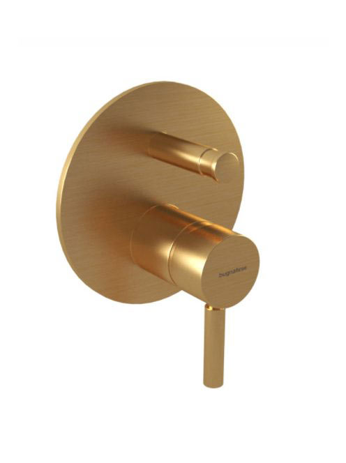 Bugnatese Kobuk falsík alatti zuhanycsaptelep 2 fogyasztóhoz, szálcsiszolt arany 2272OS