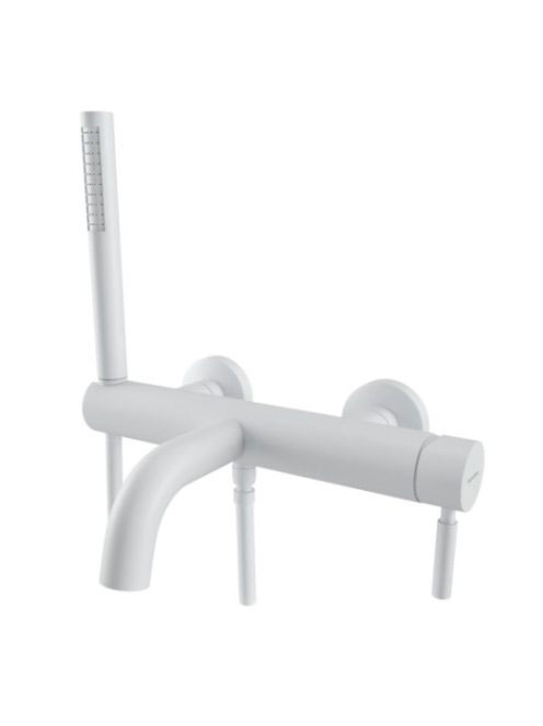 Bugnatese Kobuk kádcsaptelep zuhanyszettel, matt fehér 2290BI