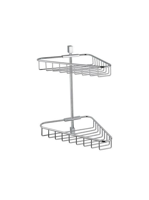 Bugnatese Tradicionális rácsos dupla szivacstartó, króm 24841CR