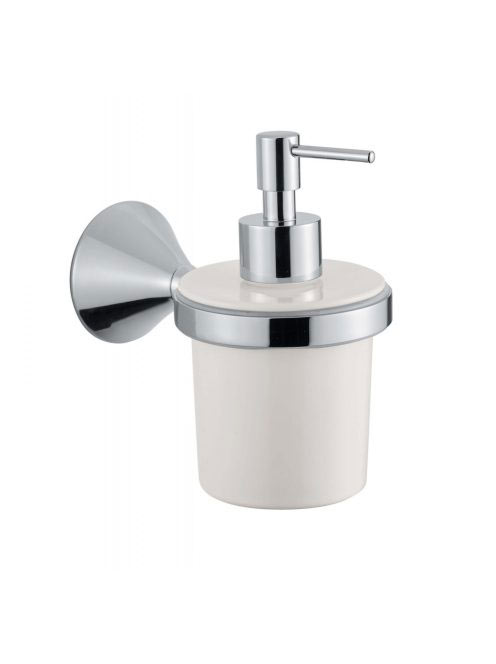 Bugnatese Orion fali szappanadagoló kerámia tartállyal, króm 33804CR