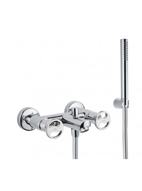 Bugnatese Millenovecinquanta kádcsaptelep zuhanyszettel, króm 4500CR