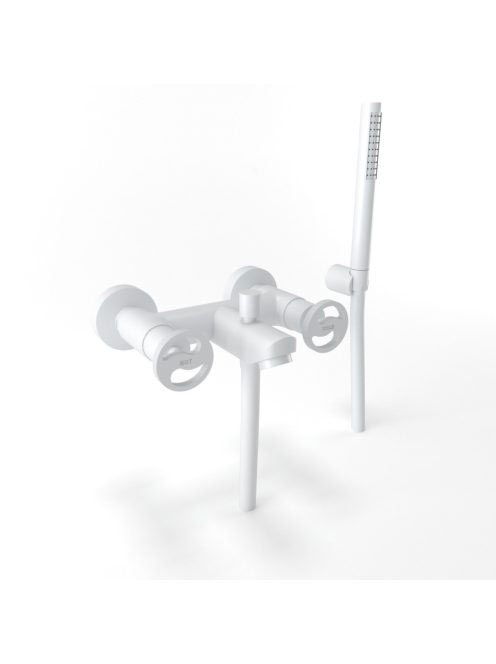 Bugnatese Millenovecinquanta kádcsaptelep zuhanyszettel, matt fehér 4500BI