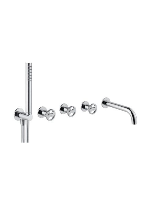 Bugnatese Millenovecinquanta falsík alatti zuhanyrendszer, króm 4519CR