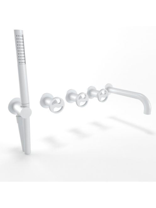 Bugnatese Millenovecinquanta falsík alatti zuhanyrendszer, matt fehér 4519BI