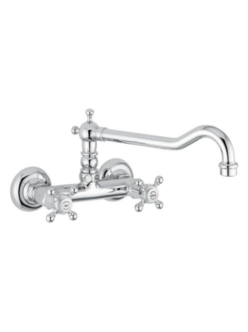 Bugnatese Revival fali mosogatócsaptelep, bronz 452BR