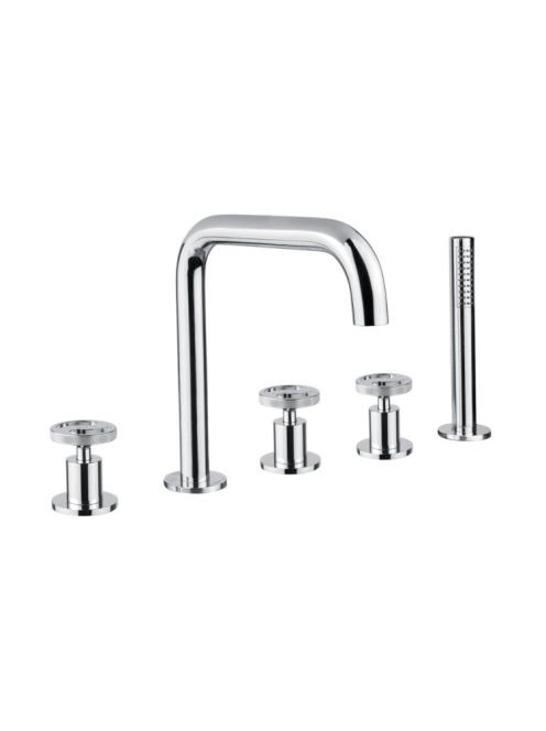 Bugnatese Millenovecinquanta peremre szerelhető 5 lyukas kádcsaptelep, króm 4580CR