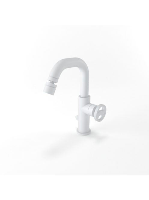 Bugnatese Millenovecinquanta bidé csaptelep leeresztővel, matt fehér 4623BI