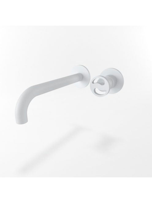 Bugnatese Millenovecinquanta fali mosdócsaptelep 22 cm-es kifolyóval, matt fehér 4646BI