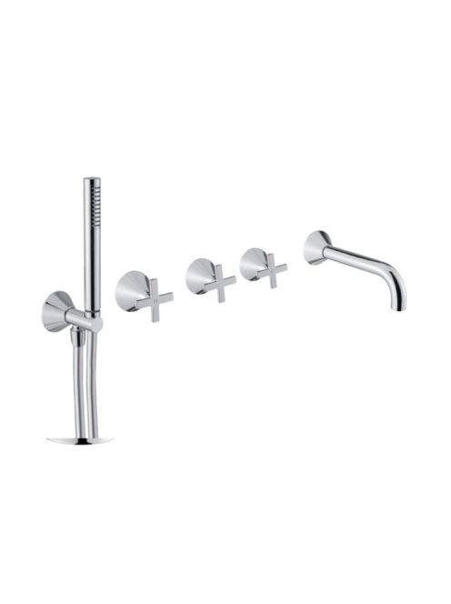 Bugnatese Orion falsík alatti zuhanyrendszer, matt fehér 5519BI