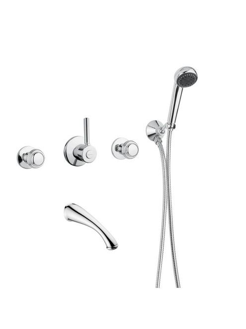 Bugnatese Axo falsík alatti zuhanyrendszer, arany 618DO