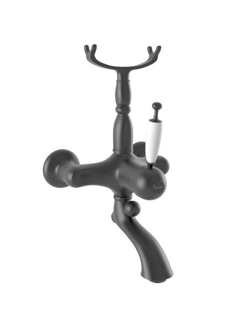 Bugnatese Oxford kádcsaptelep, matt fekete 6308NE