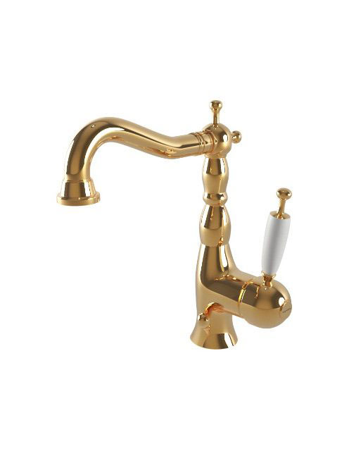 Bugnatese Oxford mosdócsaptelep leeresztő nélkül, arany 6313SDO