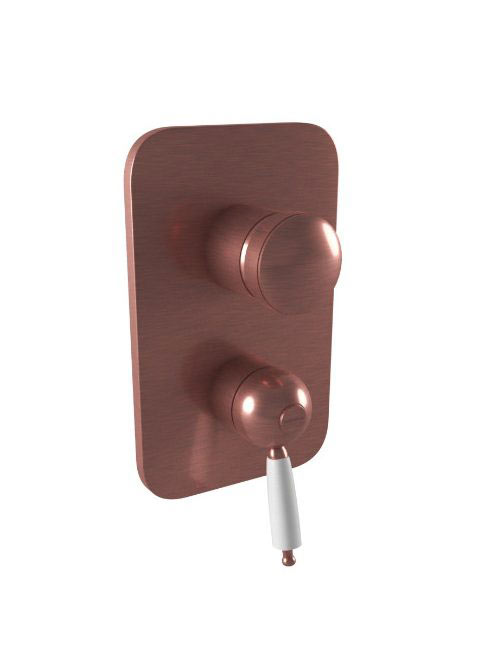 Bugnatese Oxford falsík alatti zuhanycsaptelep alaptesttel, 3 fogyasztóhoz, rame 6331RA