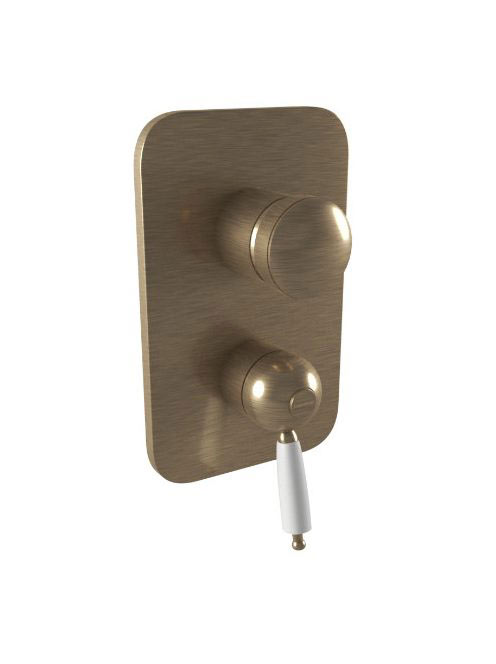 Bugnatese Oxford falsík alatti zuhanycsaptelep 4 fogyasztóhoz, bronz 6332BR