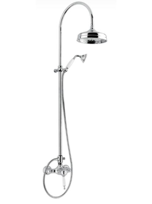 Bugnatese Oxford falon kívüli zuhanyrendszer, króm 6336CCR