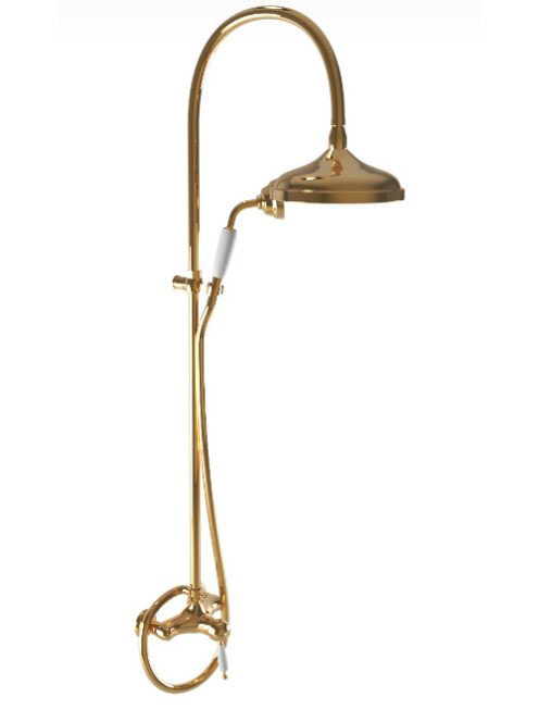 Bugnatese Oxford falon kívüli zuhanyrendszer, arany 6336CDO