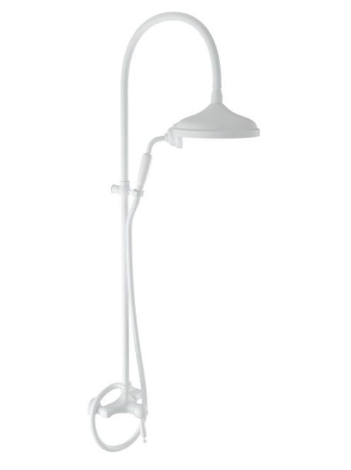 Bugnatese Oxford falon kívüli zuhanyrendszer, matt fehér 6336CBI