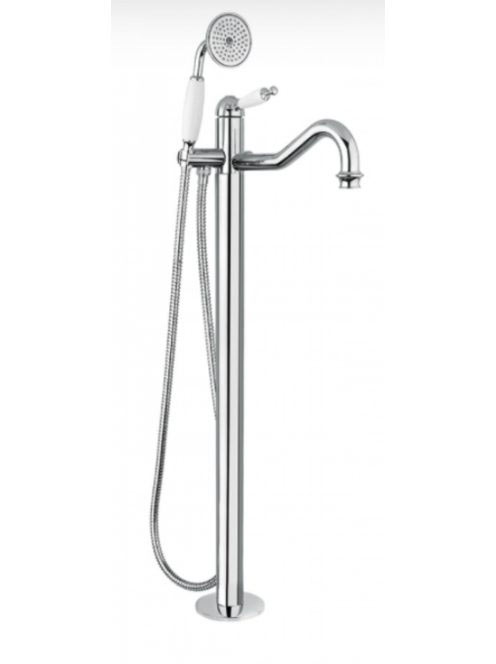 Bugnatese Oxford szabadonálló kádcsaptelep zuhanyszettel, króm 6360CR